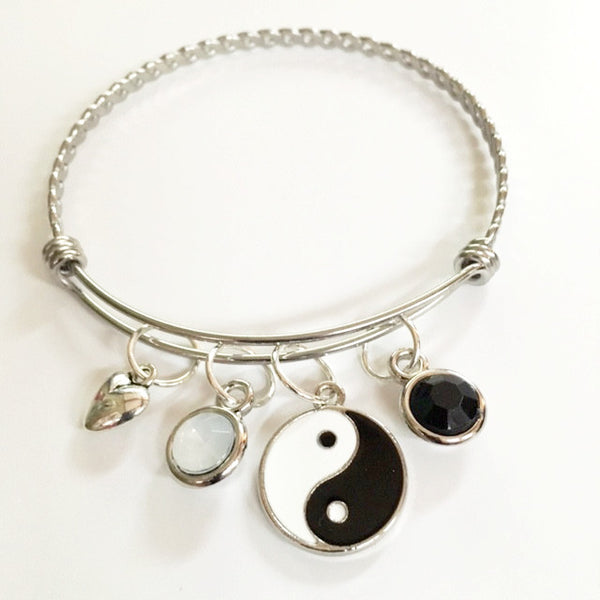thumbnail image 2 of Clearly Charming Yin Yang Italian Charm 2 of 14