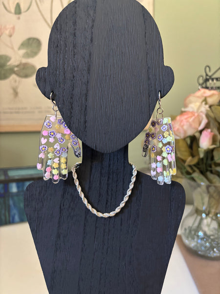 Resin Hands! Big and Beautiful! FLOWER ASSORTMENT COLORFUL