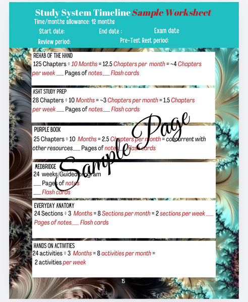 CHT planner/digital file PDF