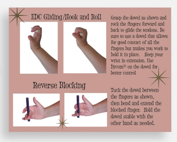 d. Rainbow range of motion dowels