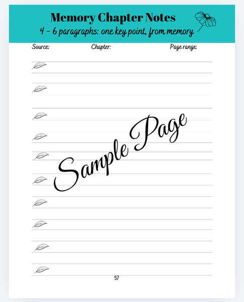 CHT planner/digital file PDF