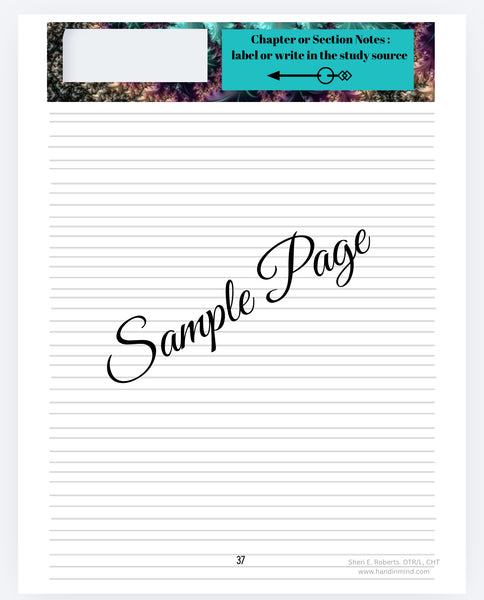 CHT planner/digital file PDF