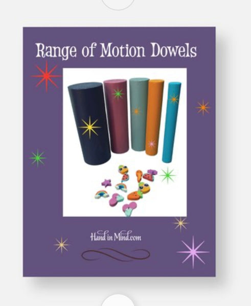 d. Rainbow range of motion dowels