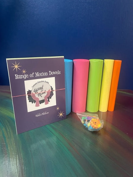 d. Rainbow range of motion dowels