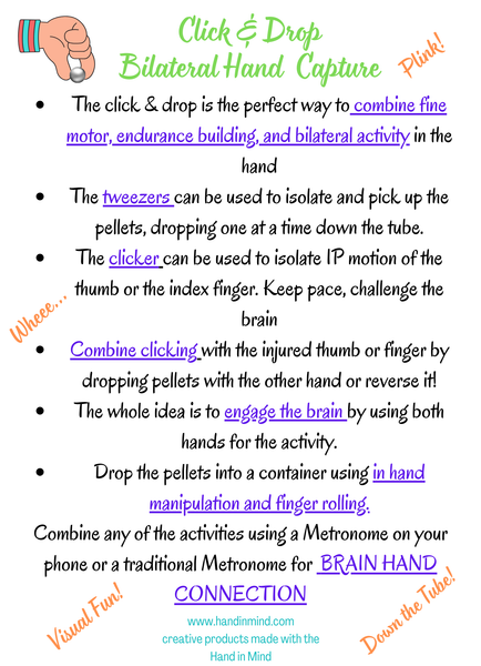 Click & Drop: Bilateral Hand Capture