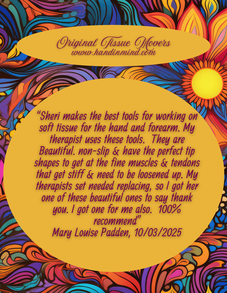 a. 5 PIECE Tissue movers! -A new take on clay tools!