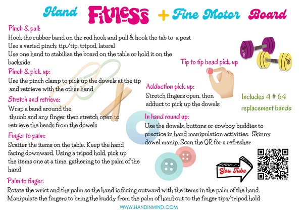 HAND FITNESS AND FINE MOTOR BOARD