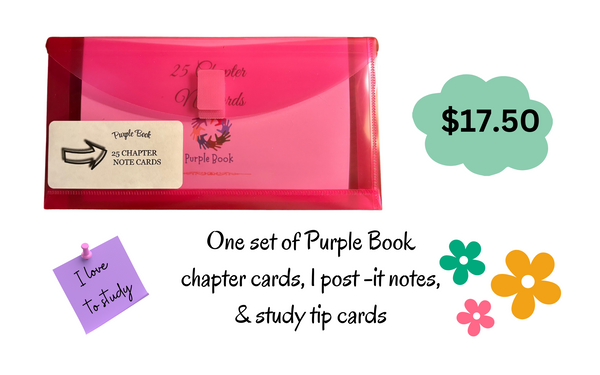 Study for the CHT easy as 1, 2, 3,  with a study stack system!