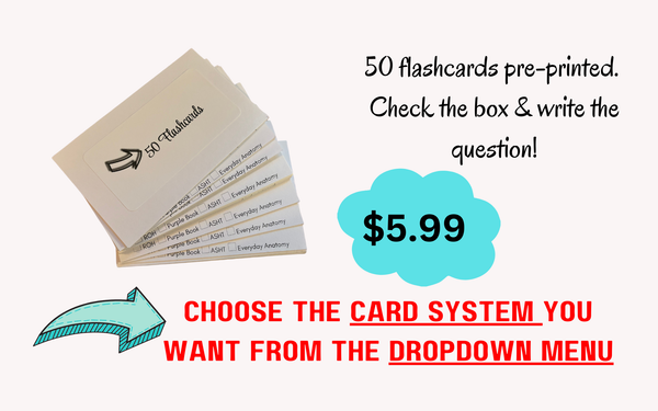 Study for the CHT easy as 1, 2, 3,  with a study stack system!