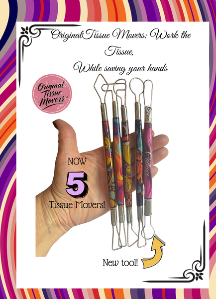 a. 5 PIECE Tissue movers! -A new take on clay tools!