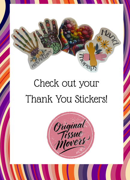 a. 5 PIECE Tissue movers! -A new take on clay tools!