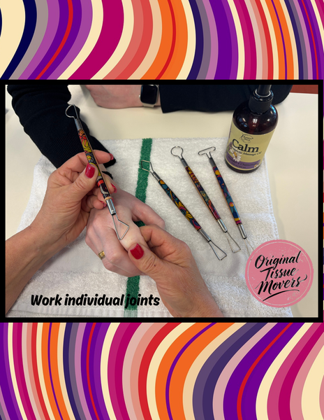 a. 5 PIECE Tissue movers! -A new take on clay tools!