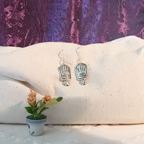 Earrings hand shaped/hand therapy jewelry/hand stamp