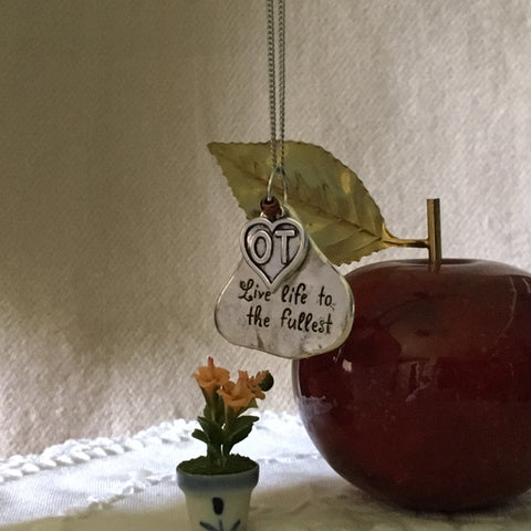 Necklace OT "Live Life to The Fullest" two options