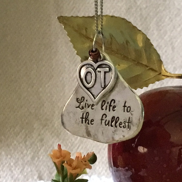 Necklace OT "Live Life to The Fullest" two options