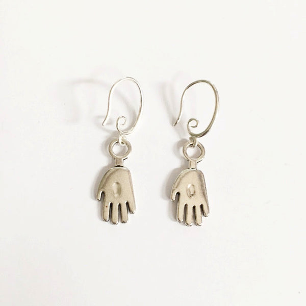 Earrings/hand shaped/hand therapy jewelry