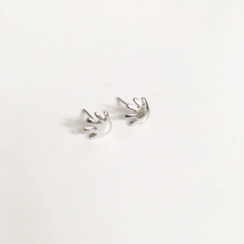 Earrings/hand shaped/hand therapy jewelry