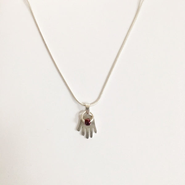 Necklace/hand shaped/hand therapy jewelry