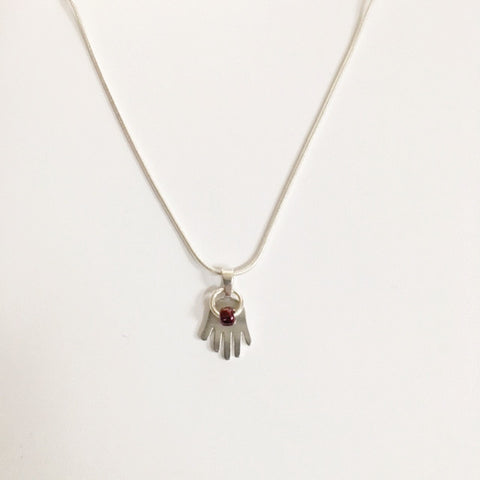 Necklace/hand shaped/hand therapy jewelry