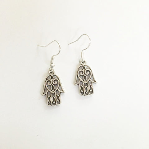 Earrings/hand shaped/hand therapy jewelry