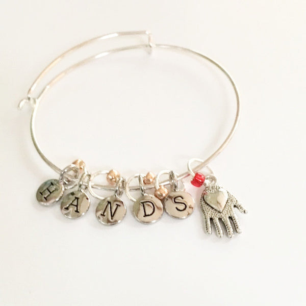 Charm bracelet/Hands!/hand therapy jewelry