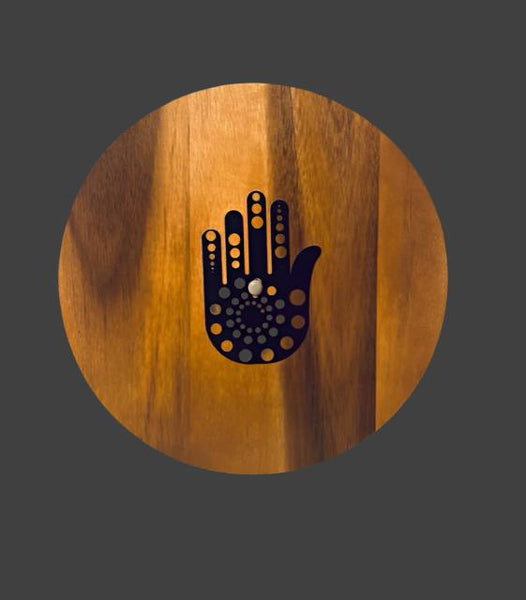 Hand print Wobble board- just for the hand! I am in the process of making a new batch of wobble boards after the new year. I have a few of the painted wobbles and will update the inventory ASAP.