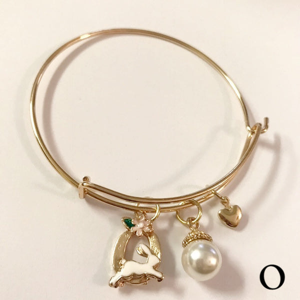 A to Z custom initial bracelet