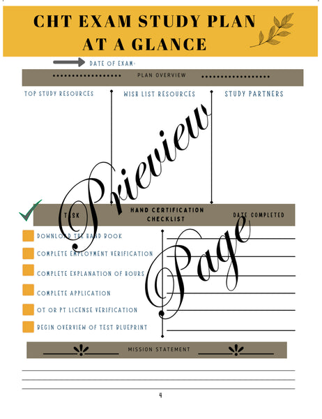 A New Spiral bound, Ultimate CHT Study Guide, Planner & Comprehensive Workbook.