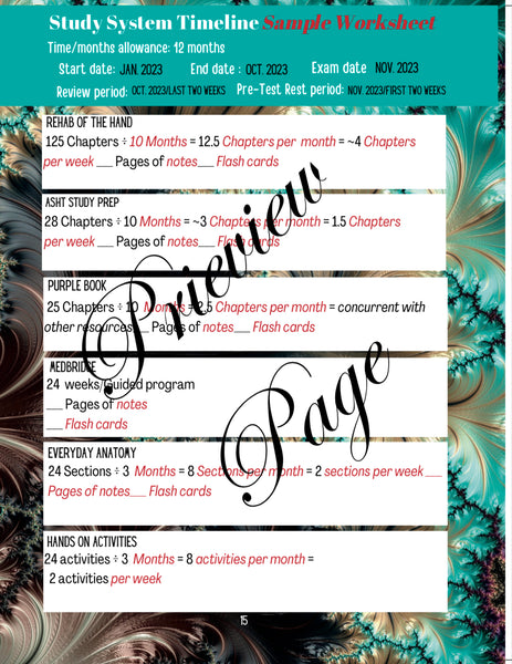 A New Spiral bound, Ultimate CHT Study Guide, Planner & Comprehensive Workbook.