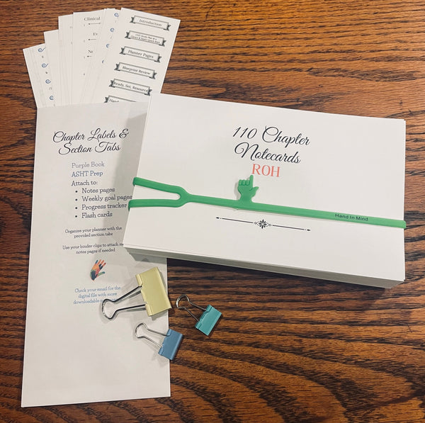 A New Spiral bound, Ultimate CHT Study Guide, Planner & Comprehensive Workbook.