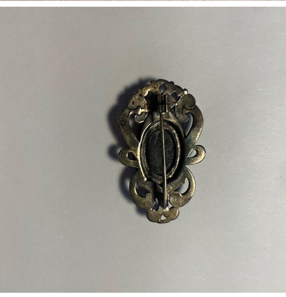 Vintage sterling silver Marcasite