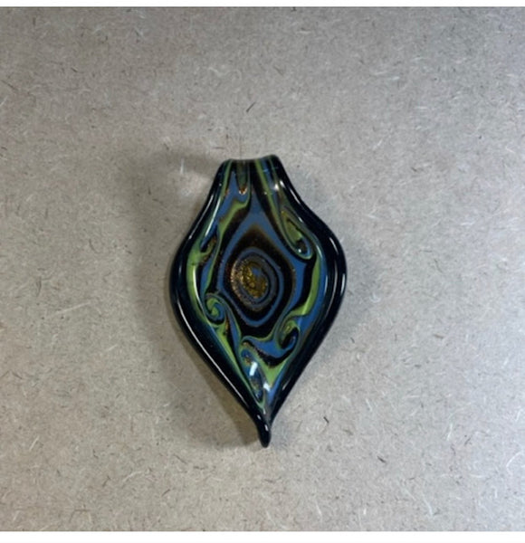Multicolored Glass pendant