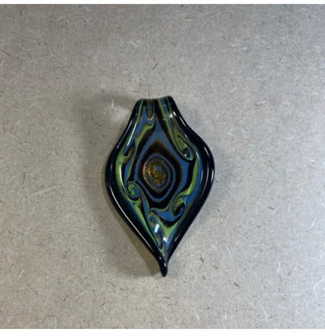 Multicolored Glass pendant