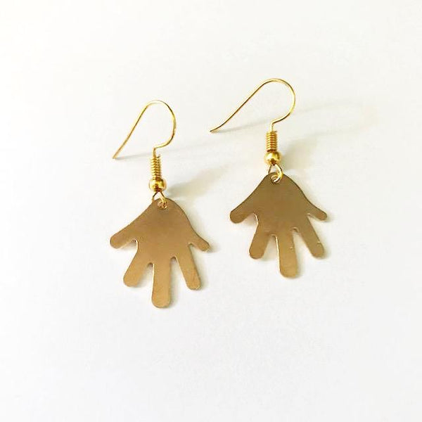 Earrings/Hand Shaped/hand therapy jewelry