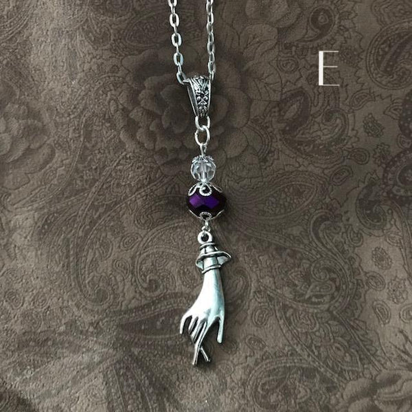 Victorian style vintage drop hand with etched bead