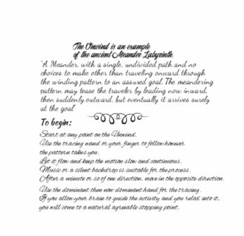 Hand therapy treatment resources: A meditative & Fine Motor Tracing Tool