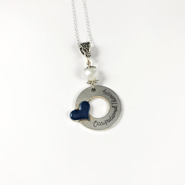 "I Heart Occupational Therapy" Necklace