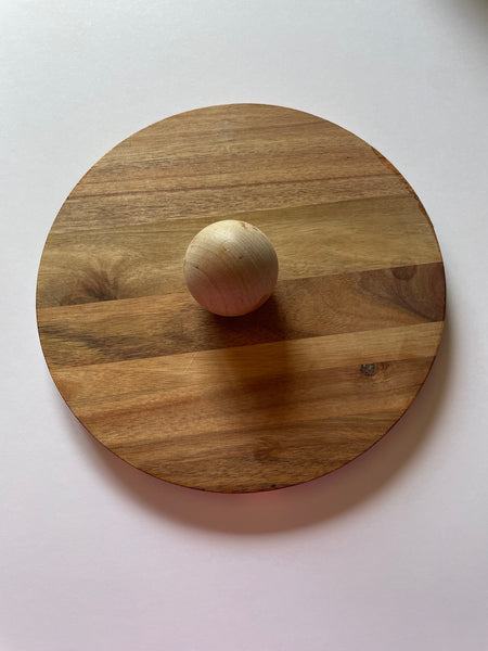 Hand print Wobble board- just for the hand! I am in the process of making a new batch of wobble boards after the new year. I have a few of the painted wobbles and will update the inventory ASAP.