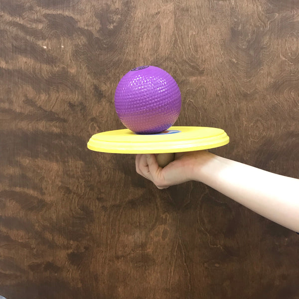 Hand print Wobble board- just for the hand! I am in the process of making a new batch of wobble boards after the new year. I have a few of the painted wobbles and will update the inventory ASAP.