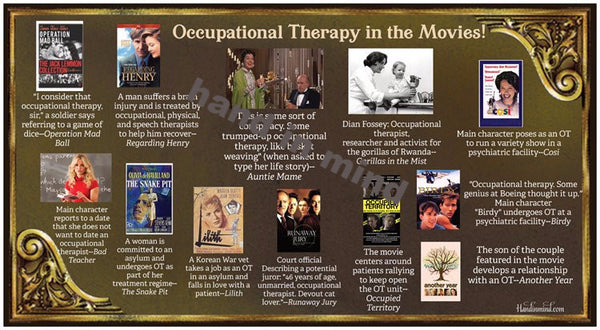 Occupational therapy postcard/OT in the movies!