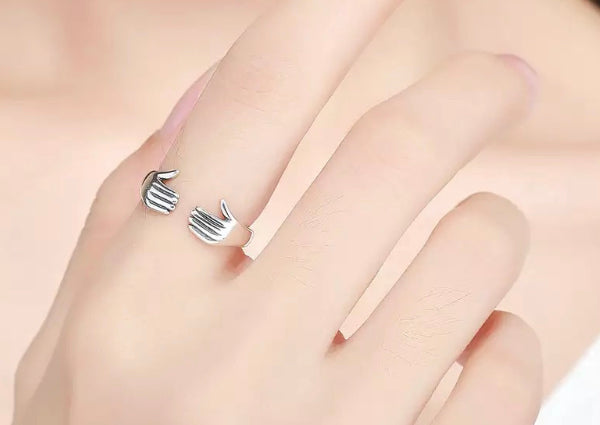 Hand Shape Rings Hand Shaped Rings - Hand in Mind